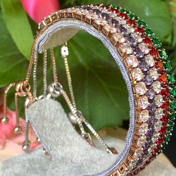 Jewelry - CZ Adjustable Tennis Bracelet